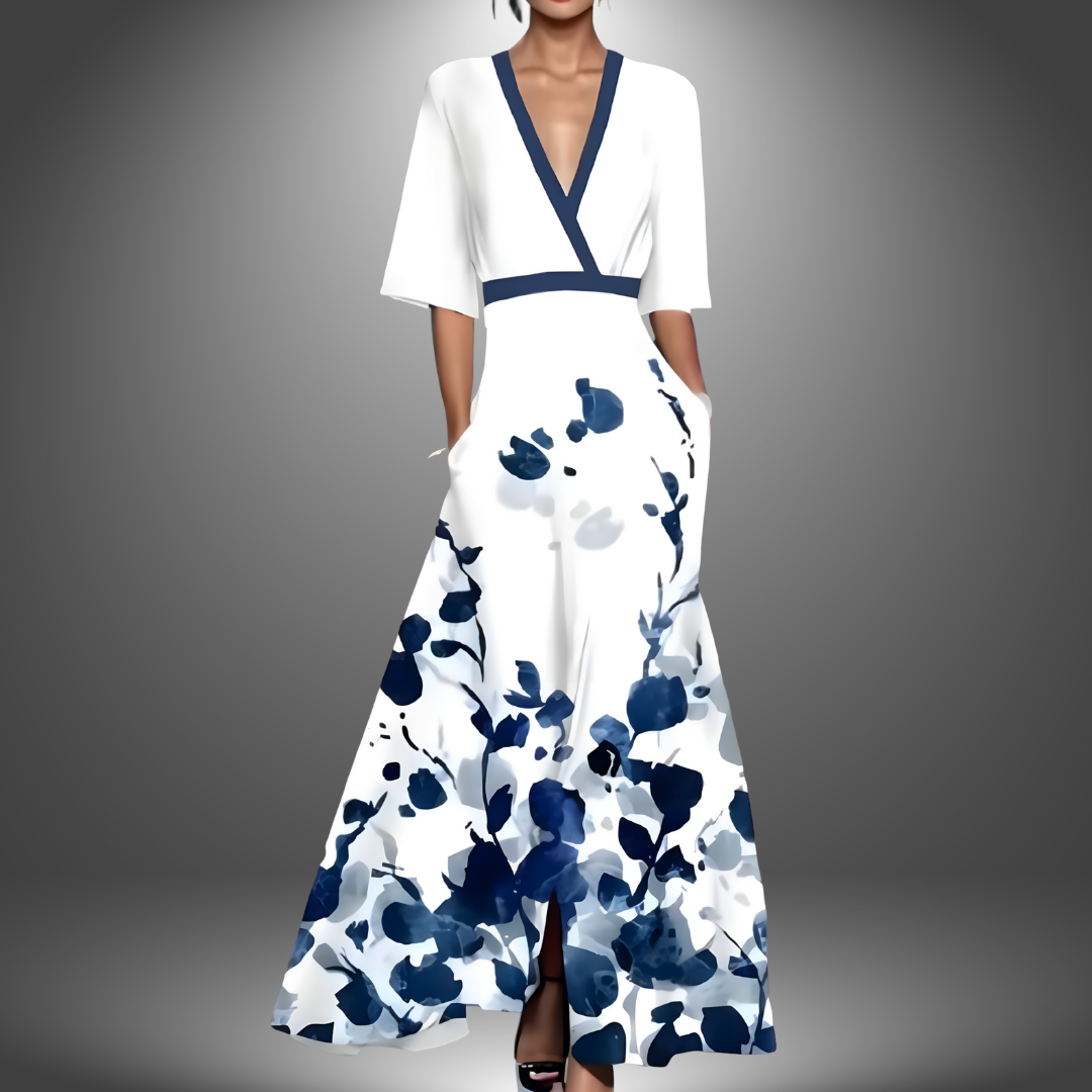 Statement Floral Beach Sunny Maxi Dress for Women