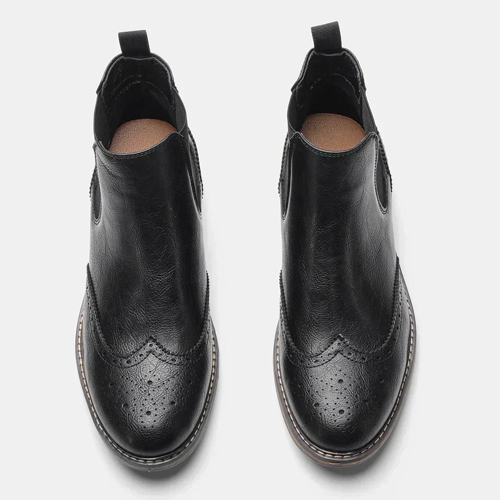 Men's Modern Retro Chelsea Boots with Durable Sole