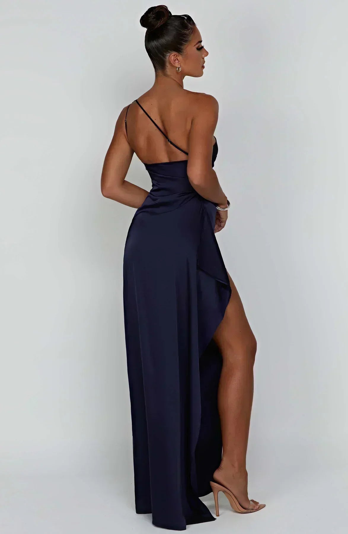 Stylish Formal Party Asymmetric Evening Dress for Women