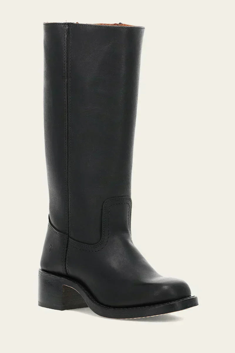 Women’s Mid Calf Western Boots with Block Heel