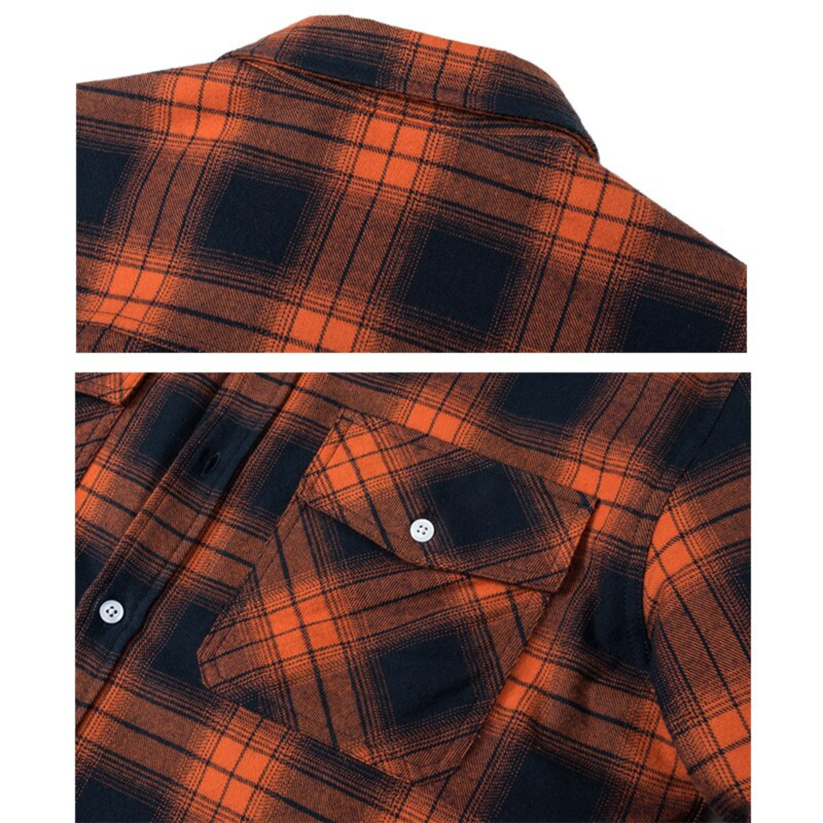 Men's Cozy Sherpa Checkered Practical Shirt Jacket