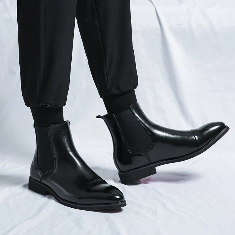 Men's Classic Practical Outdoor Polished Chelsea Boots